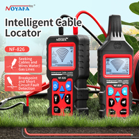 NOYAFA Underground Cable Tracker NF-826 Anti Interference Cable Tester High&Low Voltage Cable Locator Underground Pipe Detector