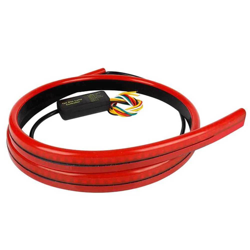 90cm Auto High Mount Brake Stop Lights Car Styling Accessories Additional Brake Lamp Warning Turn Signal LED Strips Waterproof - view 6
