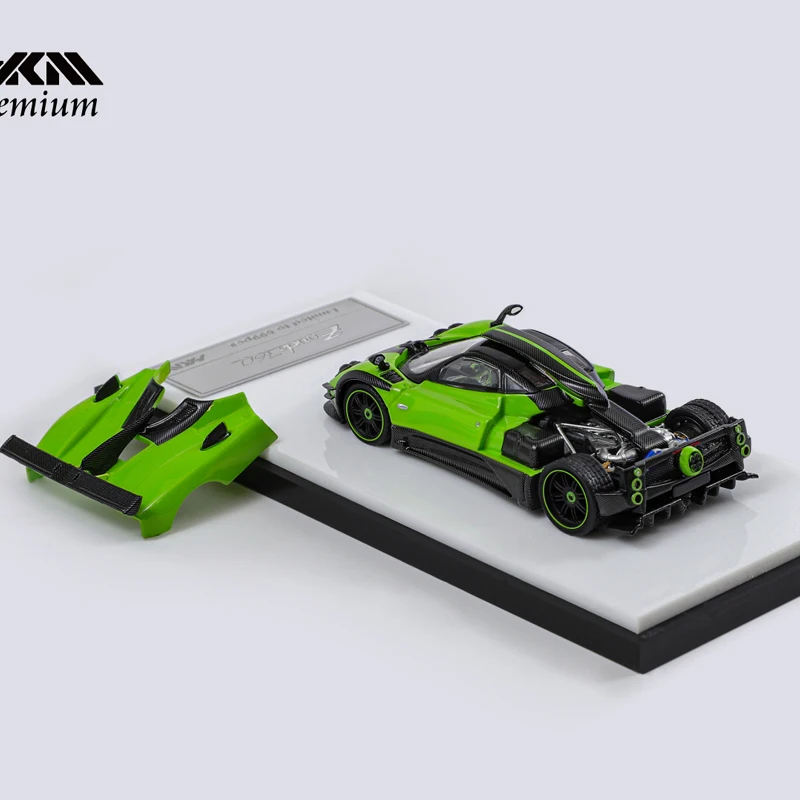 HKM Diecast 1/64 skala Pagani Zonta aluminiowy Model samochodu Pagani Zonda 760LH pojazdy do zabawy zabawki dla chłopców oryginalne pudełko