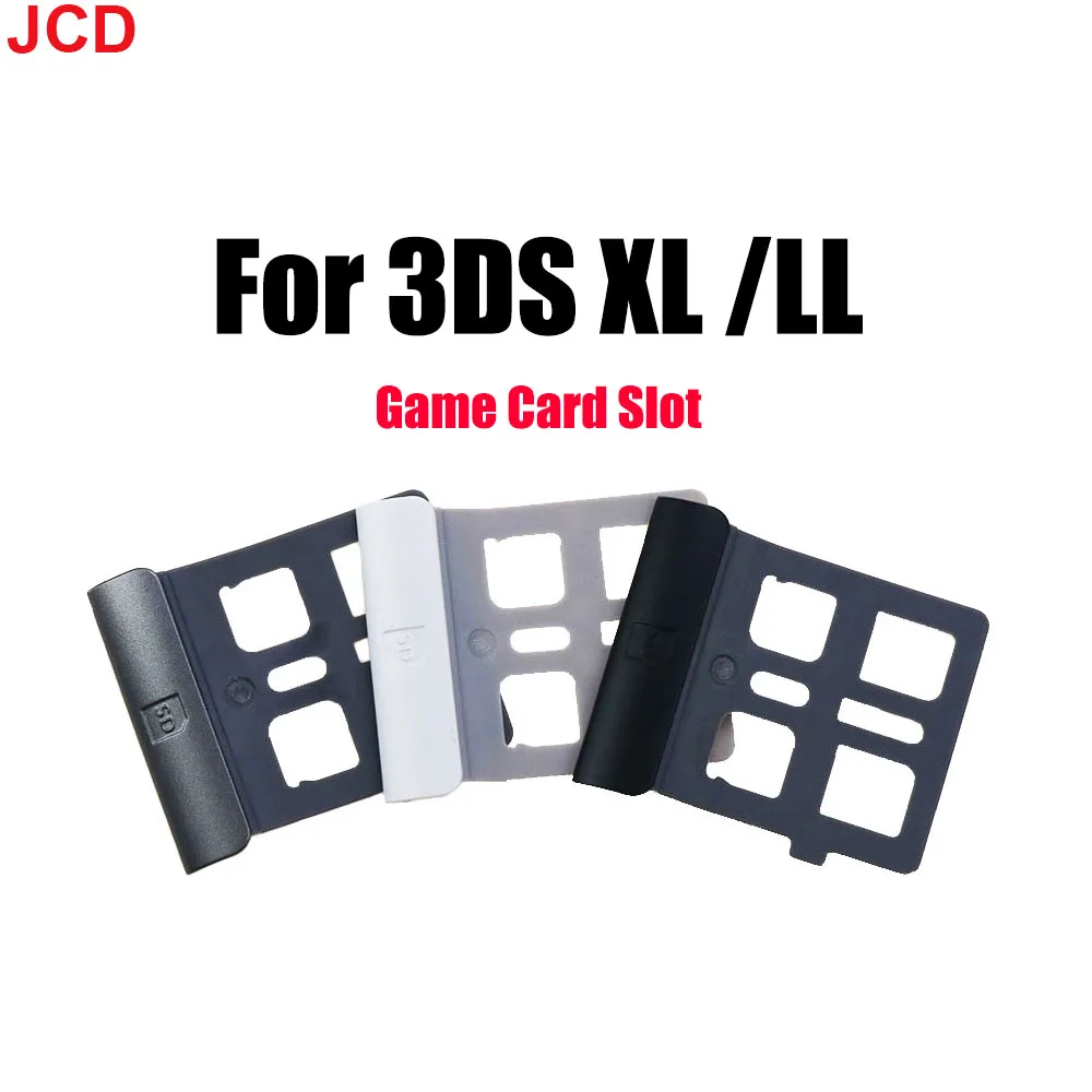 

JCD 1pcs Original New For 3DS XL LL SD Game Card Slot Cover Holder Frame For 3DS LL Console Repair