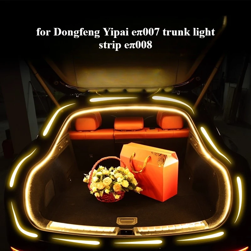 

Для Dongfeng E CSS007 E CSS008 EP007 Автомобильная светодиодная лента для багажника, декоративные лампы, задний хвостовой ящик, окружающее освещение, наружное освещение для кемпинга
