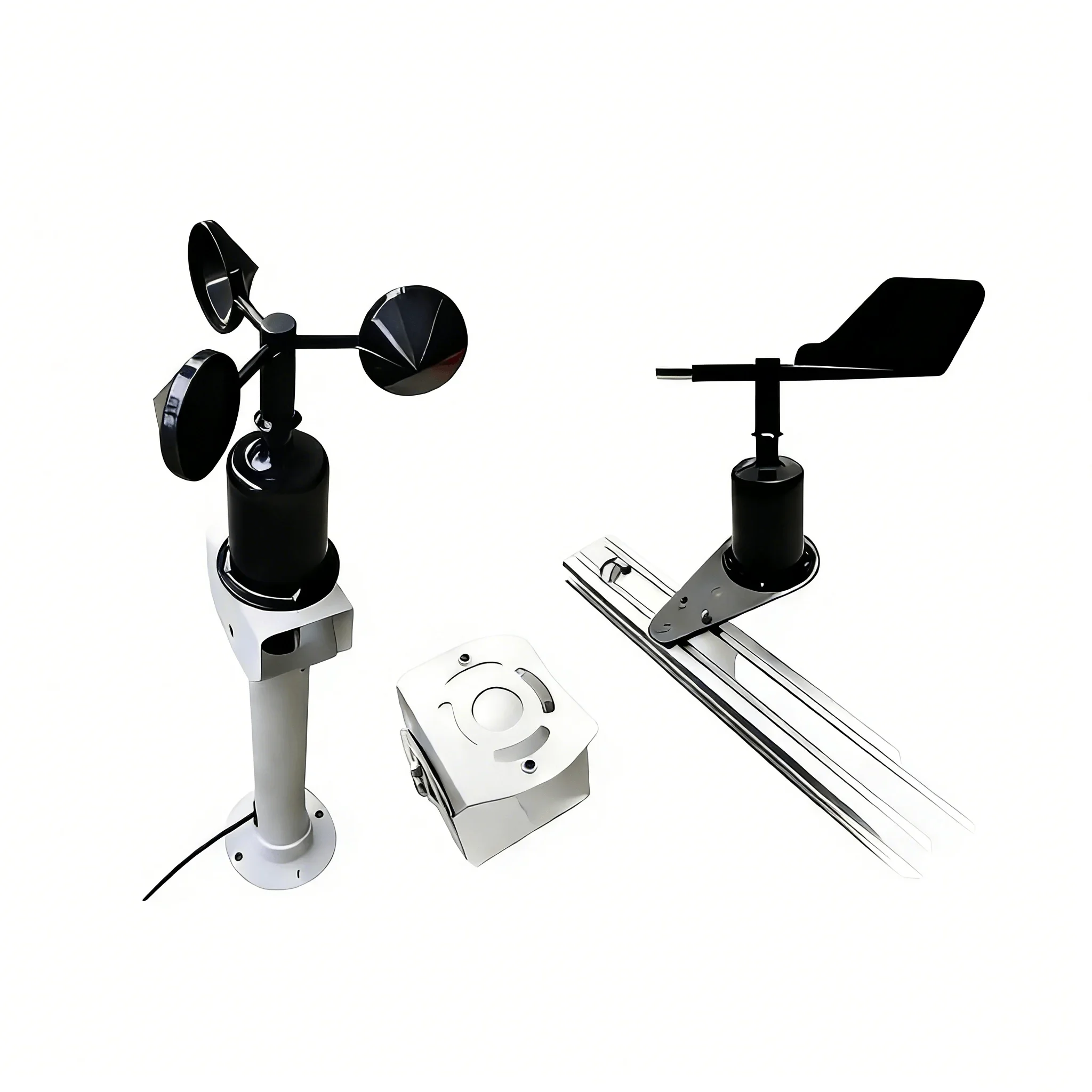 Industrial cup anemometer 24v with 4-20ma output, high-precision wind speed sensor for automation and weather stations