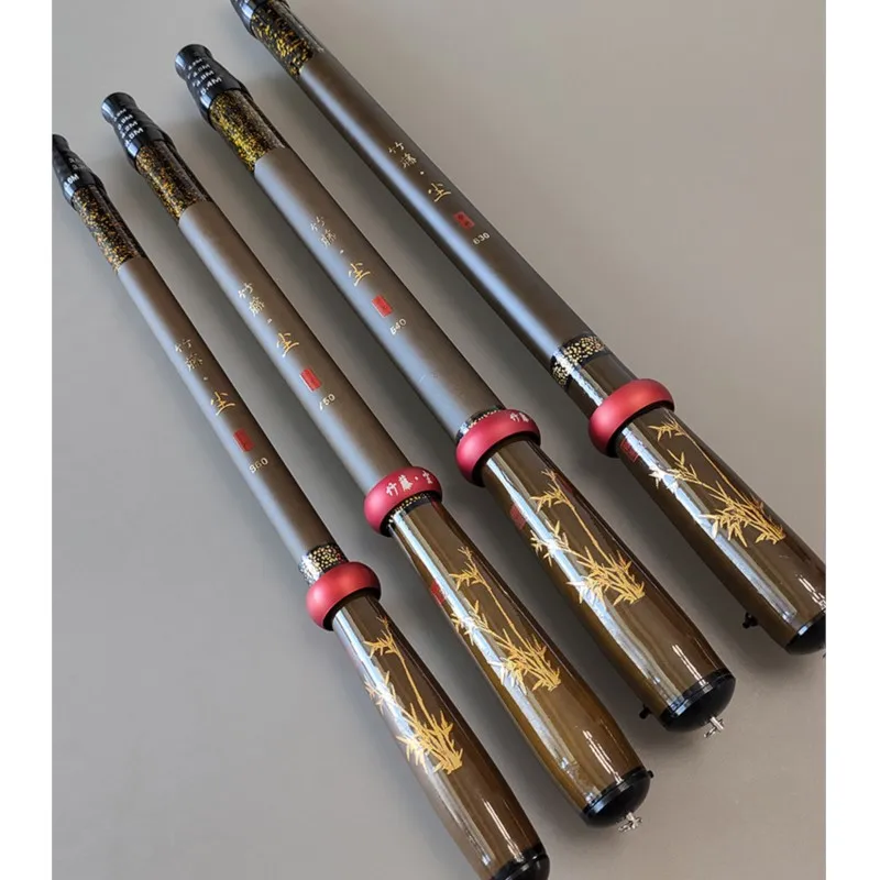 Ultra-Short Telescopic Positioning Hand Rod Carbon Pocket Stream Rod Mini Portable Ultra-Light Ultra-Stiff Fishing Rod for Adult