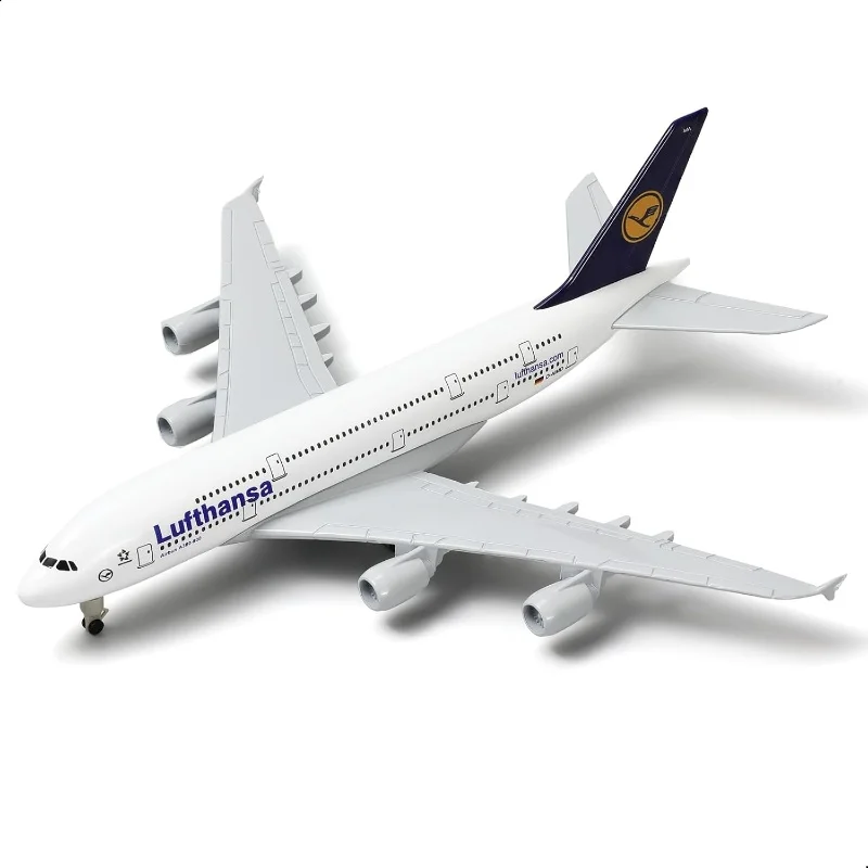 Aviones de juguete A380, avión alemán a escala 1/300, modelo de avión lufthansa de 20CM, avión en miniatura de Metal fundido a presión, exhibición de regalo para entusiastas