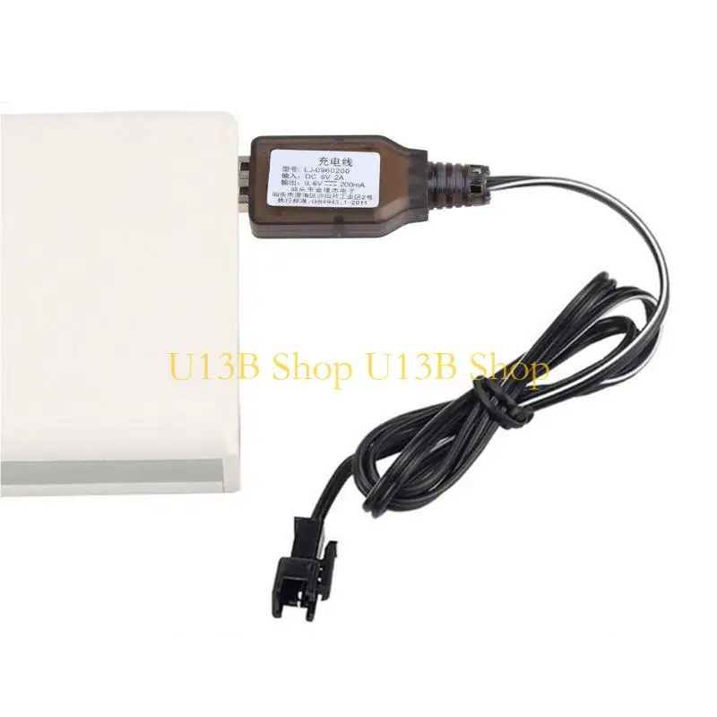 U13B NiMh/NiCd Battery USB 9.6V 200mA RC Car Charging Cable for NiMH/NiCd Rechargeable Batteries