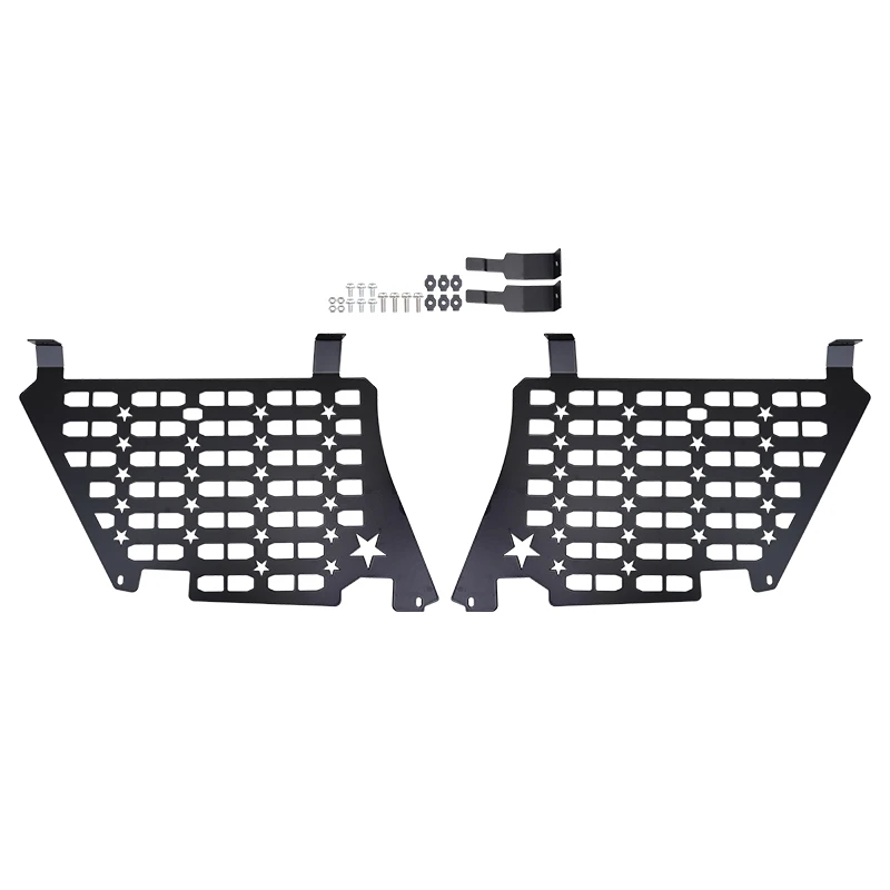 

Yongjin Aluminum Rear Window Molle Panels of Rear Side Windows for Polaris XPEDITION ADV/ ADV5 2024custom