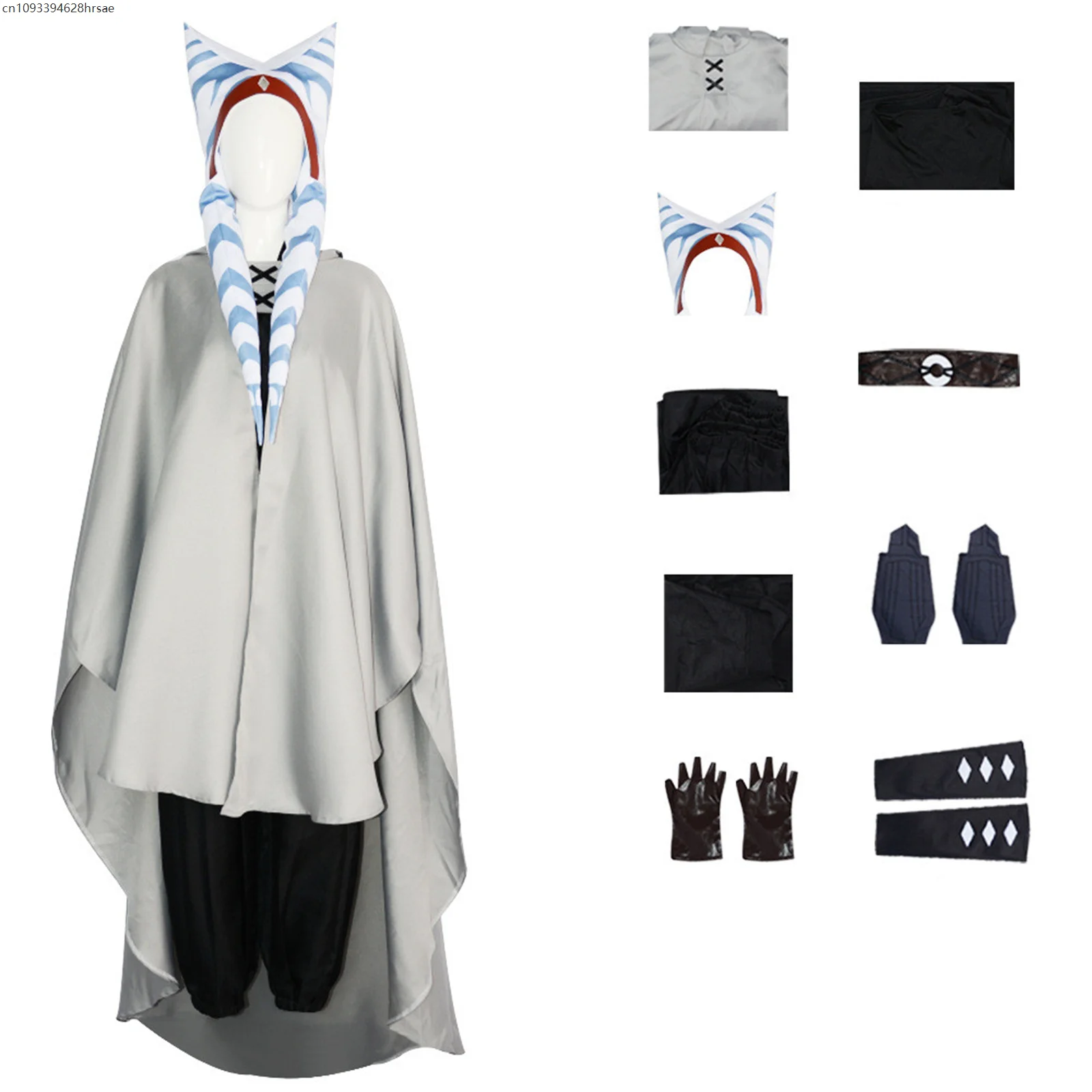 

Movie Cosplay Costume Fancy Outfits With Hat Cloak Women Cosplay Accessories Halloween Carnival Comic Con Full Set