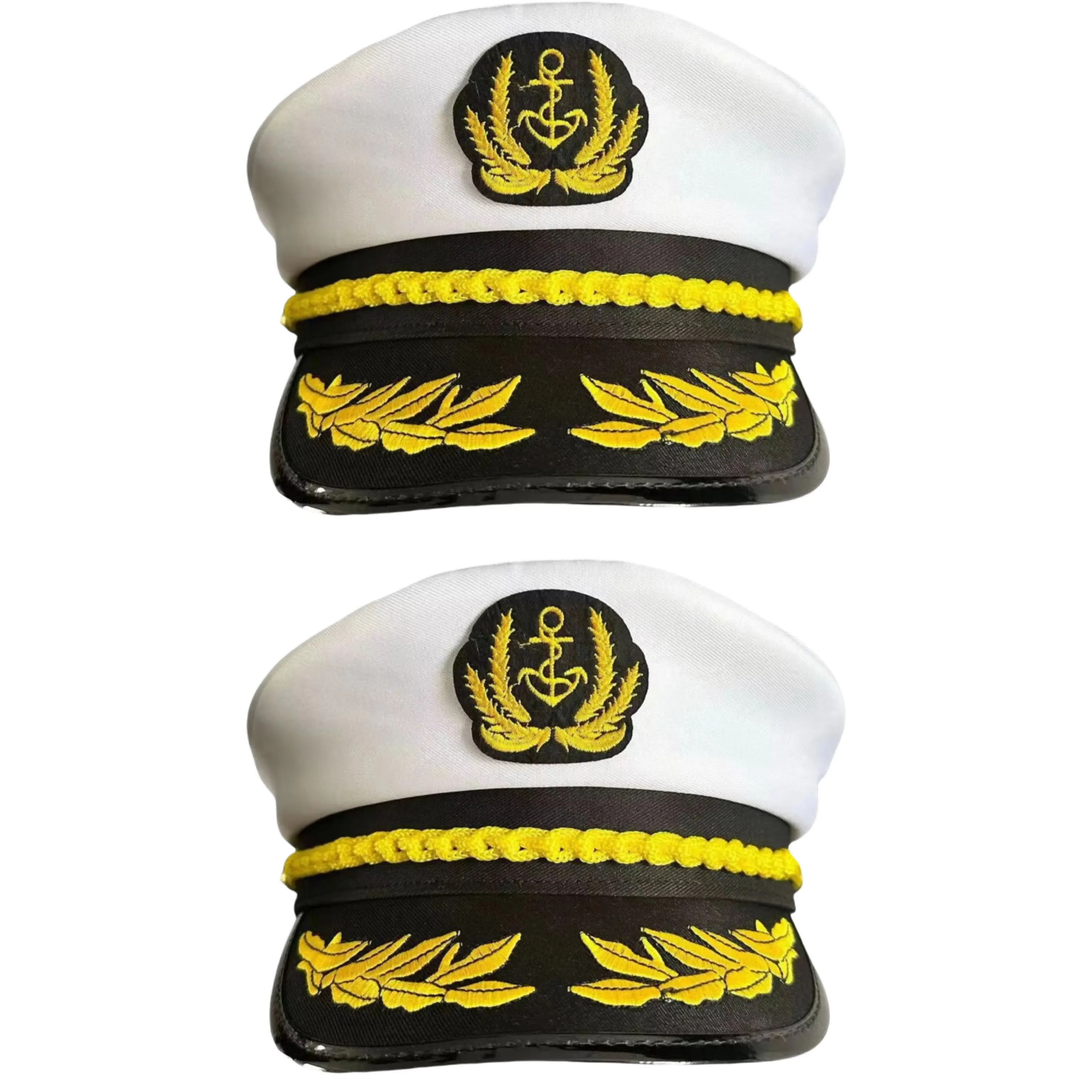 VENEZIA-Captain Navy Blue Cap, Striped Navy CapBurning man Party
