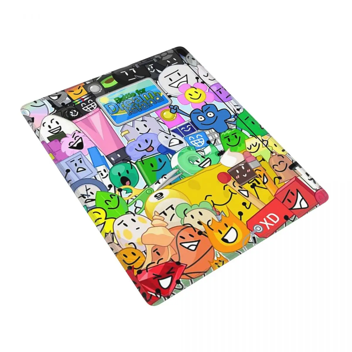 BFDI Group Picture Mouse Pad Gamer PC Laptop Mats Keyboard Carpet Computer Gaming Office Accessories Desk Mat 7x9 in 22x18 cm