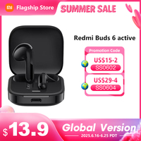 New Xiaomi Redmi Buds 6 Active Edition TWS Bluetooth 5.4 Earphone 30H Battery Life 5 Tuning Modes Headphone Wireless Headset