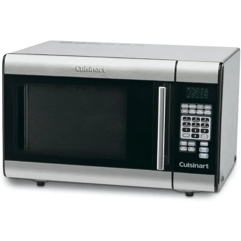 Cuisinart CMW-100 1-Cubic-Foot Stainless Steel Microwave Oven, Brushed Chrome