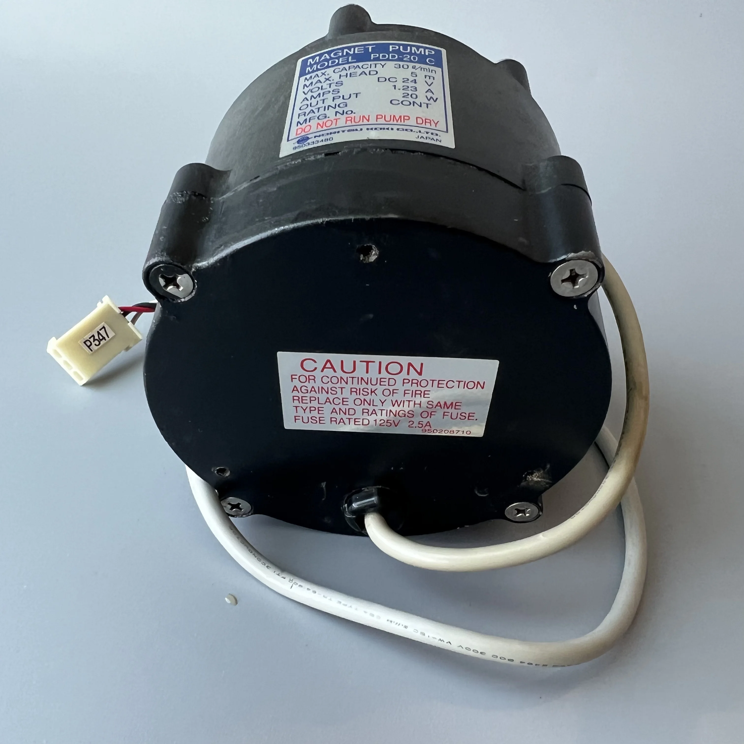 W 452947   Bomba grande usada para minilabs Noritsu 3201 3202 3203 3701 3702