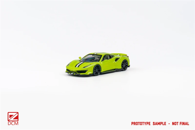 

DCM 1:64 Novitec 488 Pista blue green Limited300 Diecast Model Car