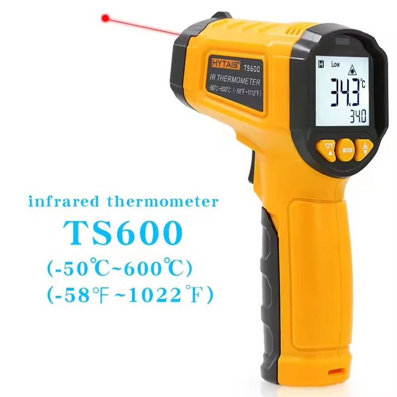 TS380 Infrared Non-Contact HYTAIS Thermometer Handheld Industrial High-Precision Electronic Temperature Gauge TS600