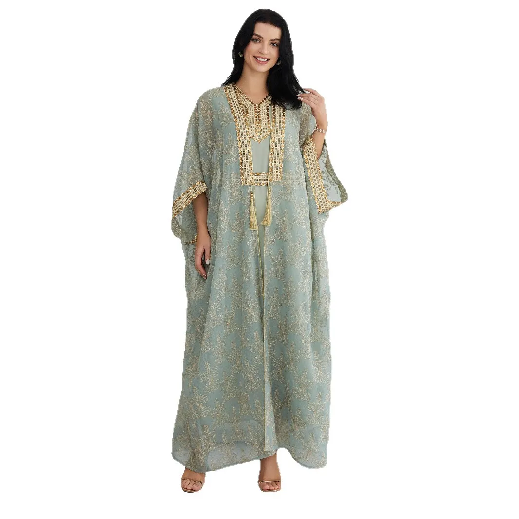 Robe élégante pour femmes musulmanes du moyen-orient, costume dubaï Abayacw93148