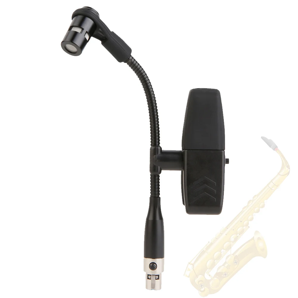 saxophone microphone for body pack  musical instrument  playing wireless mic  microfonos for saxo  inalambricos profesionales