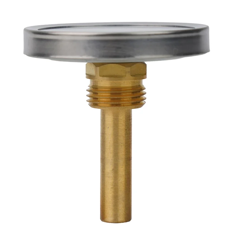 غمد نحاسي ناعم 1/2 بوصة 2 قطعة مع غلاية عازلة للتدفئة 120 °   C مقياس درجة حرارة الماء