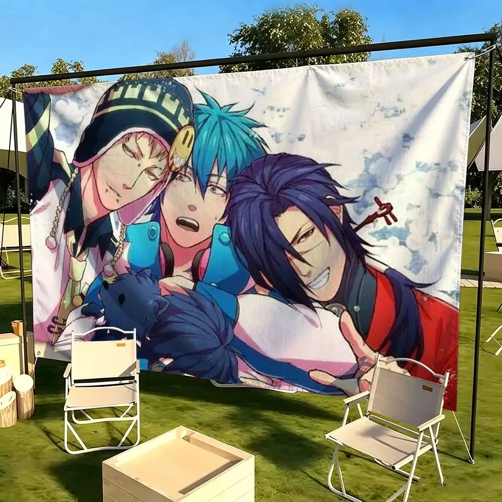 DRAMAtical Murder Tin  Flag Suitable For Party Club Outdoor Interior Wall Decoration Banner Fans Gift