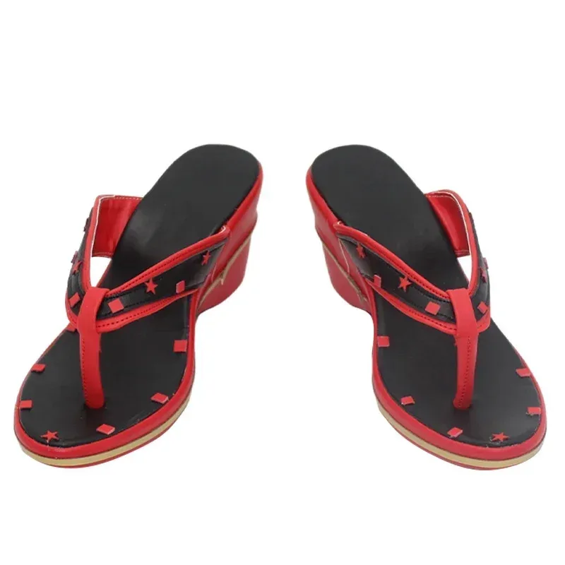 2025 RealCos Nina Kosaka Halloween Carnival Boots PU Leather Shoes Vtuber Cosplay Props Custom Made view 4