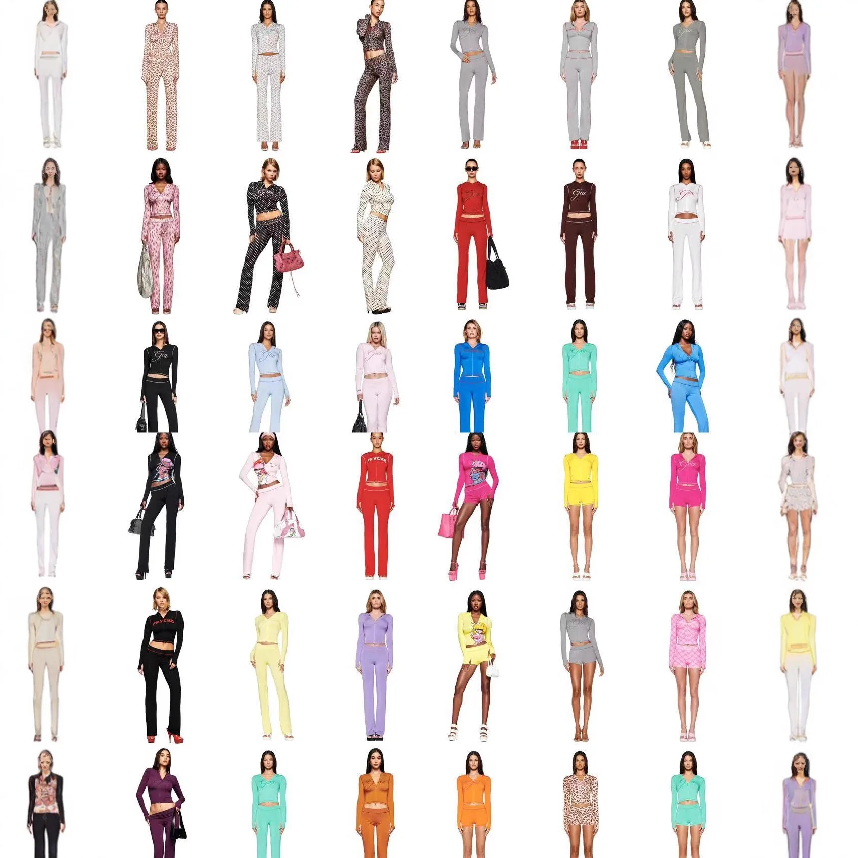 

Iia Commuter Sle Slim Fit ort Jaet Pants Set Letter Print Contrast Stitch Design oulder Width Appropriate Women's Fas...