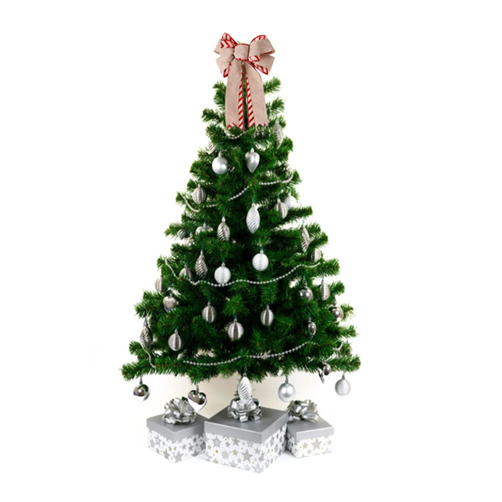 

2Pcs Double Layer Bowknot Xmas Decoration Red Khaki High Quality DIY Christmas Tree Props Party Ornament Christmas Tree Bowknot