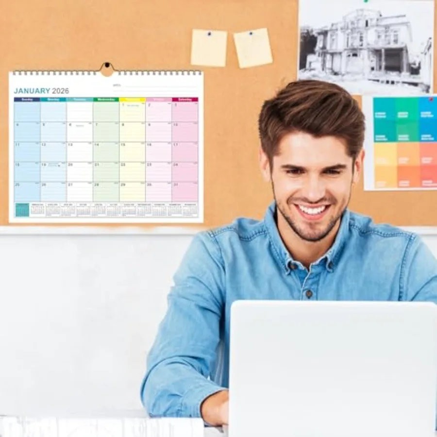 2026 Wall Calendar 18 Monthly Calendar 20262027 Jan 2026 Jun 2027 15" x 11.5" Hanging Wall Calendar 2026 with Thick Paper Lined