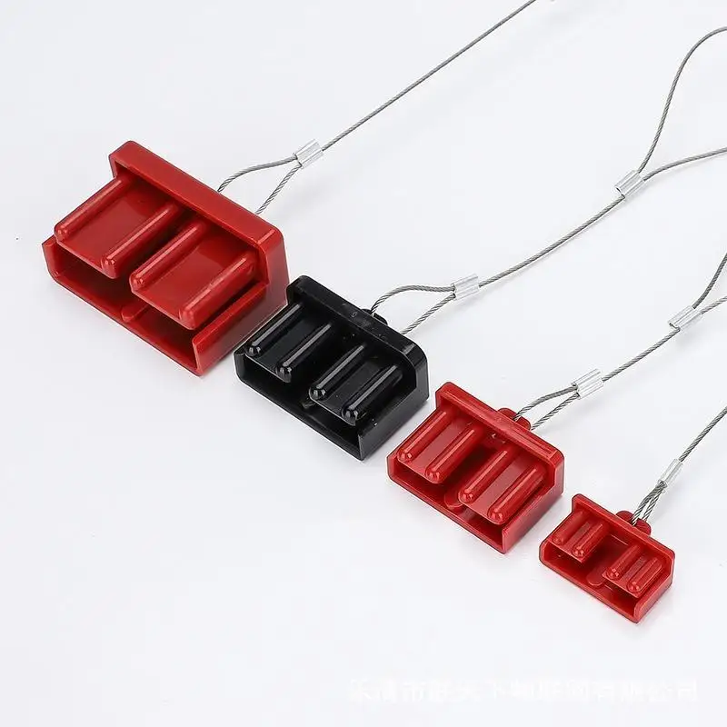 Connector Dust Cap With Flame Retardant Insulated Shell Steel Lanyard For Industrial Electrical Equipment Multiple Sizes