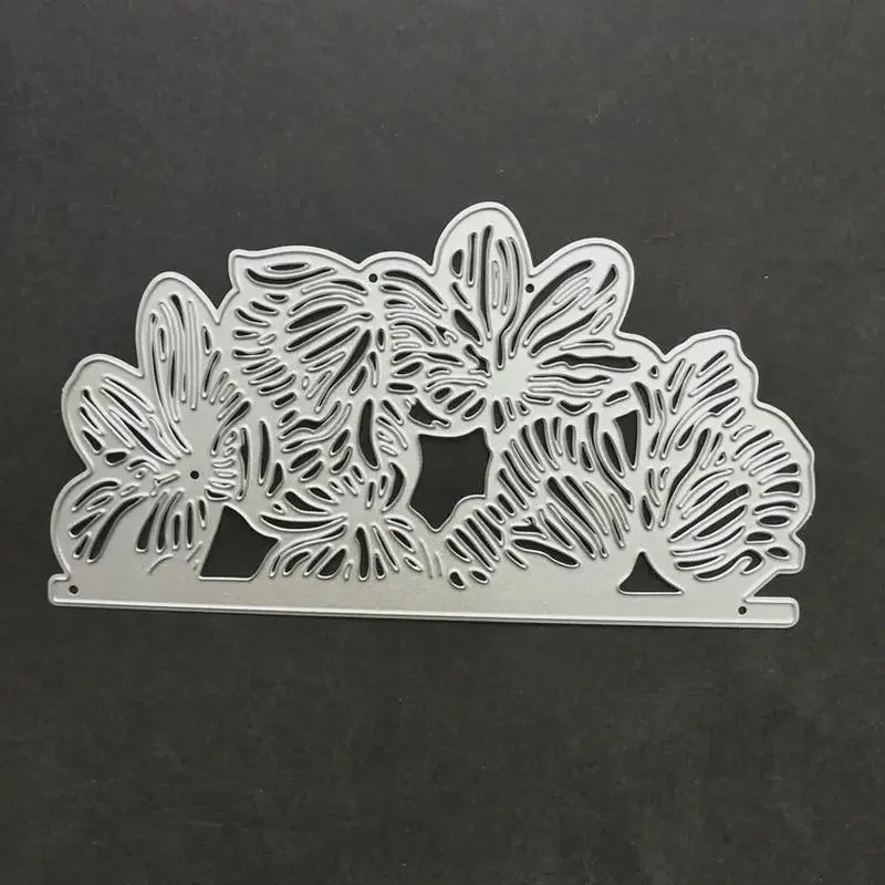 Tree Leaves Cover Metal Cutting Dies Scrapbooking Album Paper Cards Decorative Crafts Embossing Die