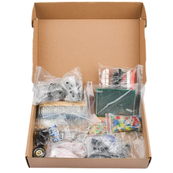 

1900 шт. — Полный комплект электронных компонентов UNO R3 — различные широко используемые конденсаторы и резисторы