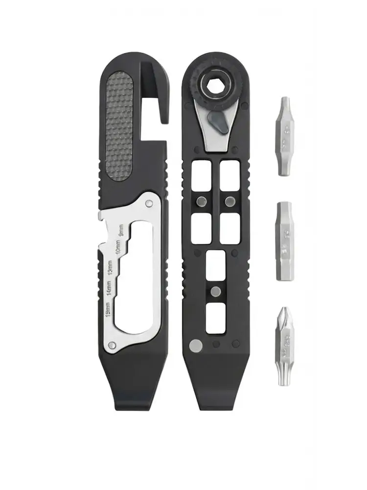 AliExpress NONE 2Pcs Multifunctional Bicycle Tire Lever & Ratchet Wrench Repair Tool Set Nylon MTB Bike Tire Remover Cycling Pry Bar Repair Tool