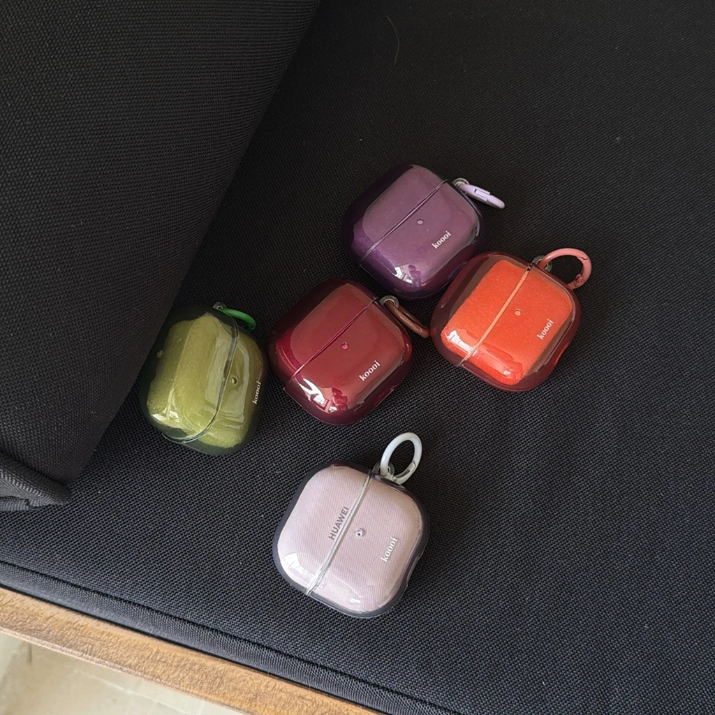 Simple Advanced Translucent Color Shock Proof Earphone Cover