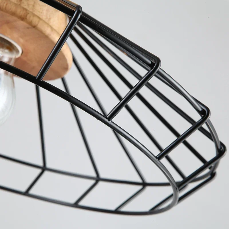 

Bar Kitchen Loft industrial vintage pendant lights Home Decoration E27 Edison Light Fixtures bird cage Lamp