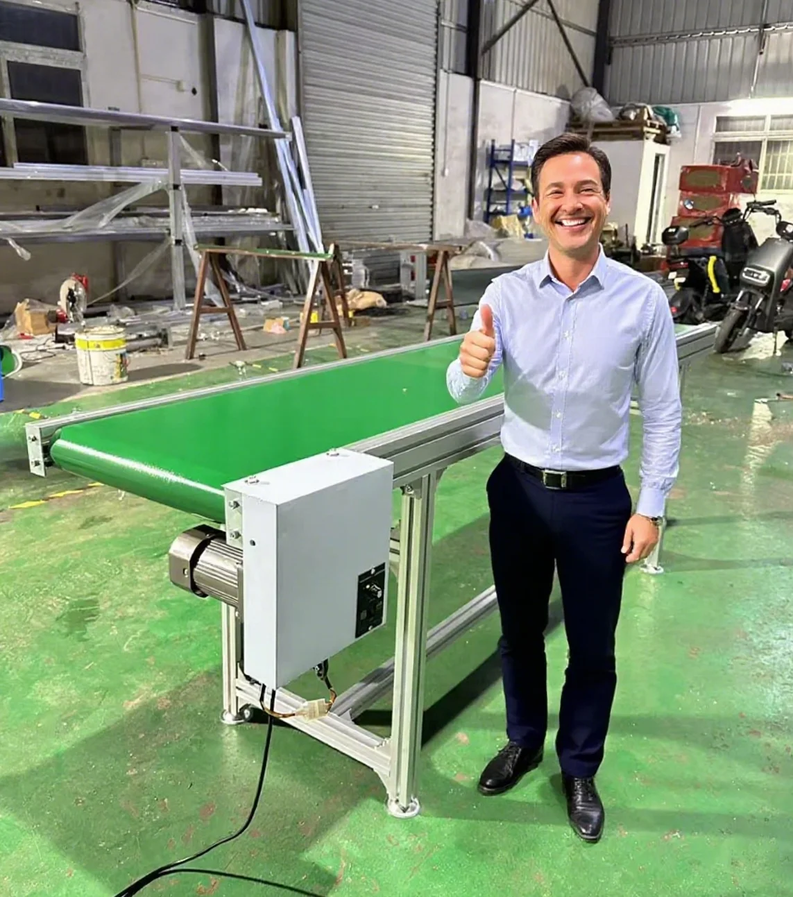 High durability PVC belt conveyor Logistics conveyor belt