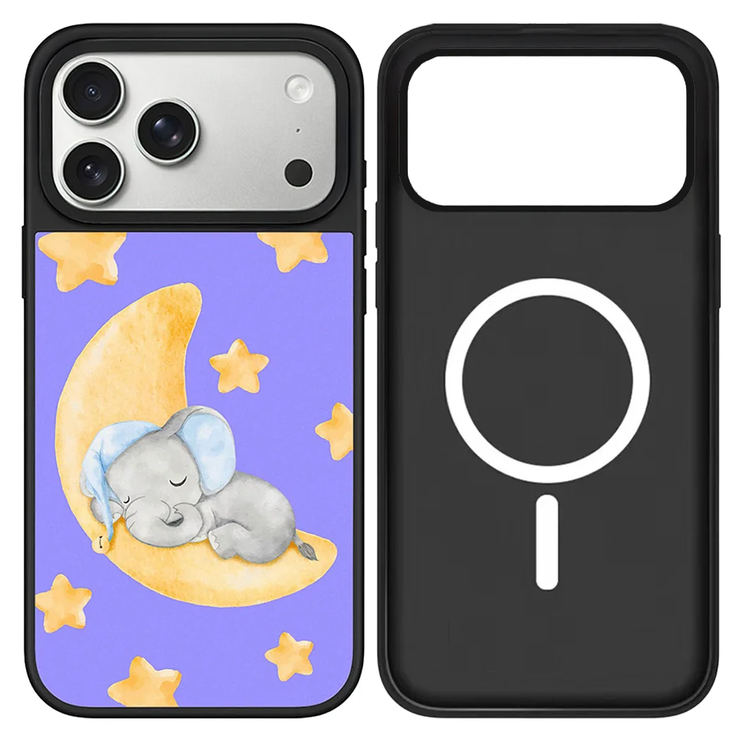 

Cute Moon Koala Mirror Surface Phone Cover for IPhone 12 13 14 15 16 17 Pro Max Case for IPhone 17 Air