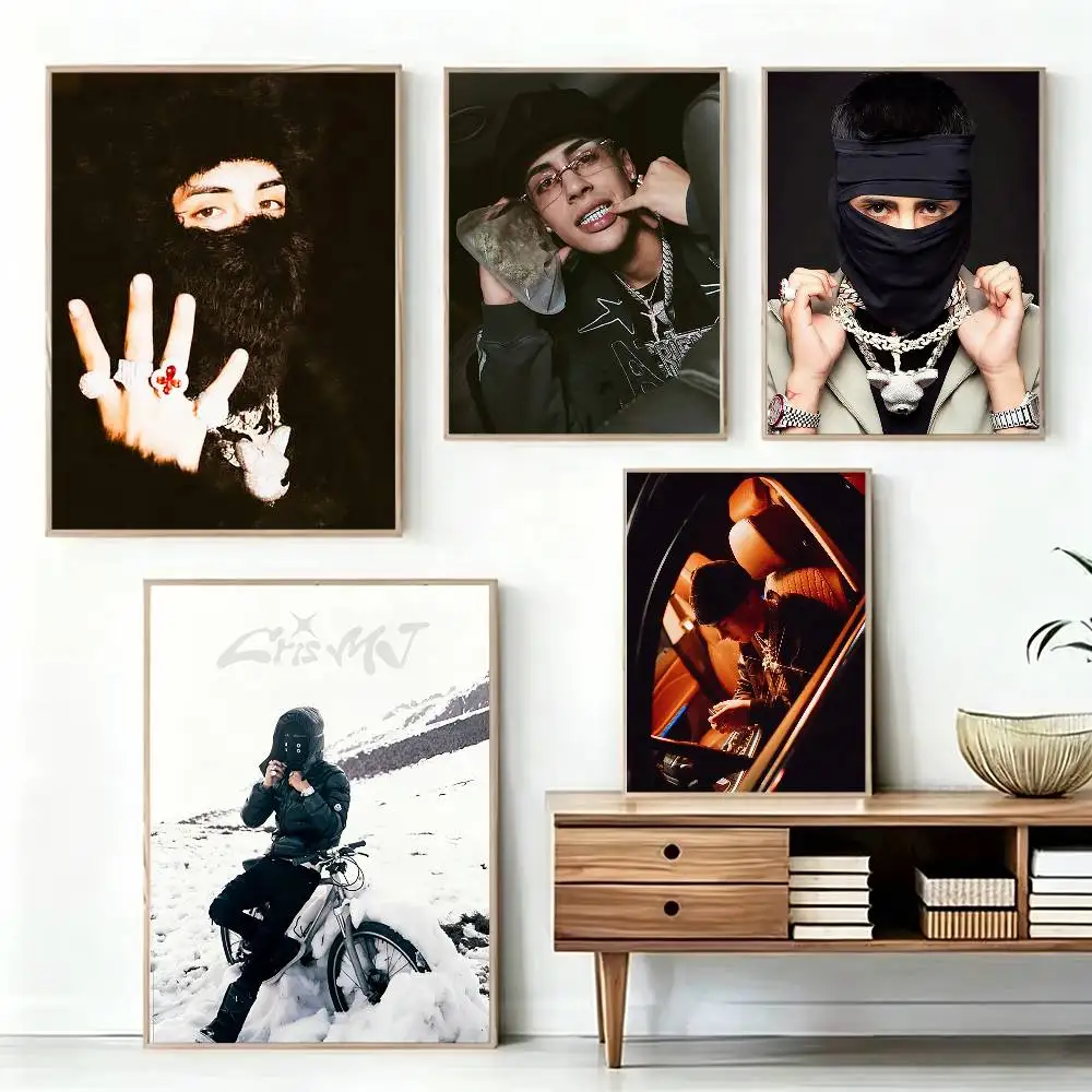 

C-Cris MJ Singer Poster High Quality Dorm Living Room Aesthetic Wall Decoration Painting Stickers Gift