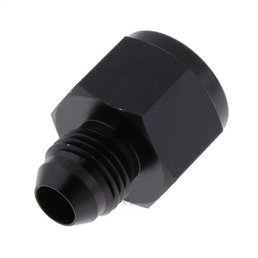 Inline Oil AN8 Female to Male, Aluminum 35mm Adapter, Black