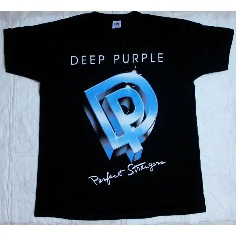 DEEP PURPLE PERFECT STRANGERS 84 T-shirt Black Men S-2345XL