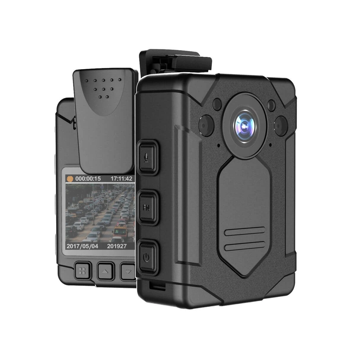 

SHARPWITNESS S9 1296P Police Body Worn Camera with GPS Night Vision 12 Hours Wearable Video Recorder BodyCam for Security