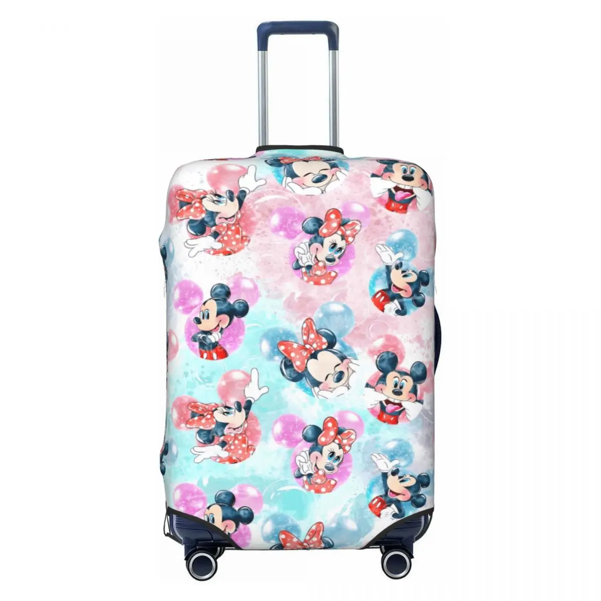 

Custom M-Minnies Cute Luggage Cover Elastic Animation Travel Suitcase Protective Covers Fits 18-32 Inch