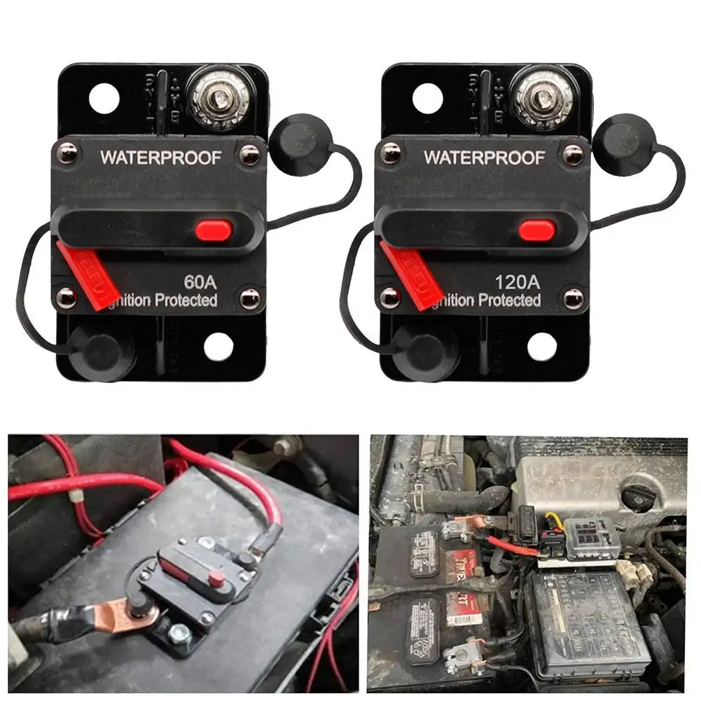 Auto Yacht RV Automatic Circuit Breaker Safety Seat Circuit Recoverable Switch Suitable For Automotive ATV Marine Sound Sys L4G8