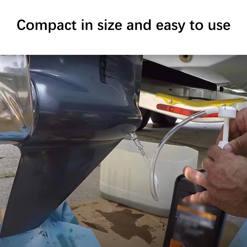 

Универсальные адаптеры 8 мм 10 мм с 3/8 дюйма для стандартных квартовых бутылок Mariner Подвесные двигатели Нижний блок Шестеренчатый масляный насос