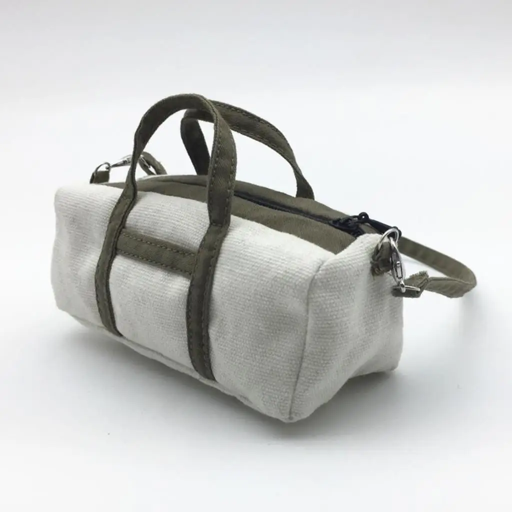Crossbody Canvas Bag Model 1/6 Scale Handbag Accessory for 12 Inch Action Figure Doll