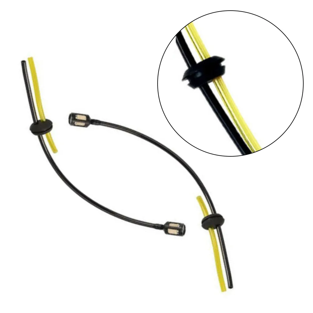 4pcs Trimmer Brush Cutter Fuel Hose ABS 2X1.3cm Fuel Hose Pipe With Tank Filter For Ryobi McCulloch Garden Accessories