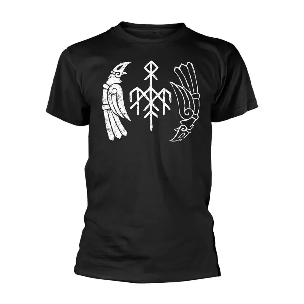 Men'S Wardruna Kvitravn Organic Ts T Shirt Large Black