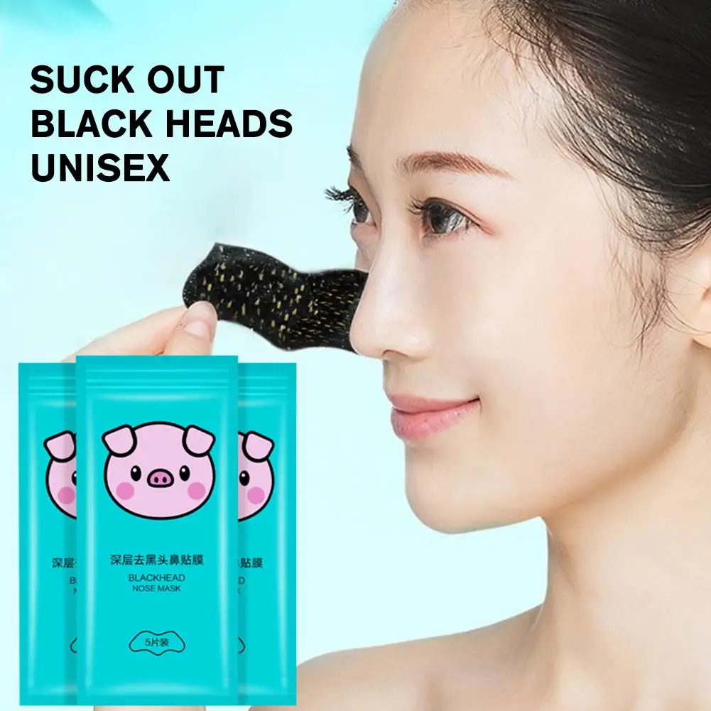 10PCS Blackhead Removal Nasal Strip Acne Magic Powerful Adsorption Mite Remover Deep Cleaning Pore Shrinking Smooth Skin