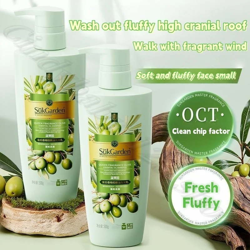 شامبو زيت الزيتون العطري يزيل ويقمع زيت الرأس الرقيق والنعومة ويحسن العطر والعطر الدائم 500 جرام