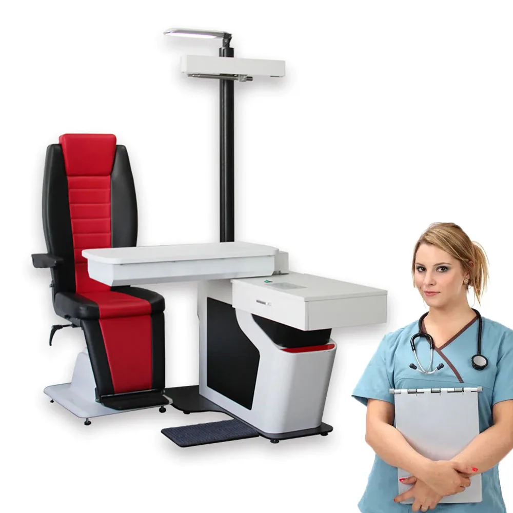 Full automastic Examination Ophthalmic Unit Optometry Equipment Table And Chair Free Shipping CT-1000 Ophthalmologic