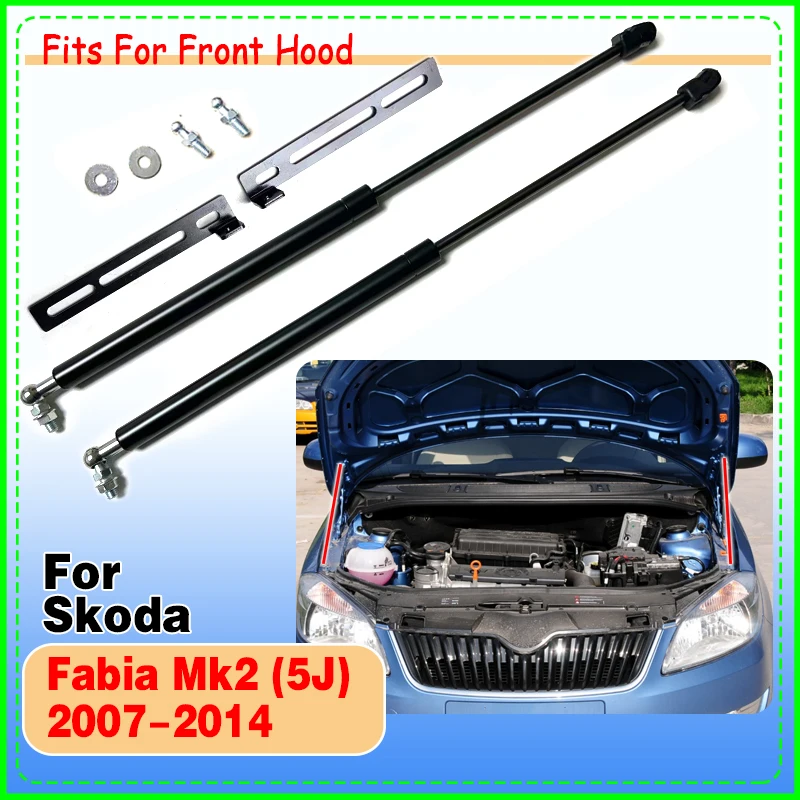 

Hood Struts For Skoda Fabia Mk2 (5J) 2007-2014 Modify Front Hood Bonnet Lift Supports Dampers Shock Absorber Cylinders Pistons