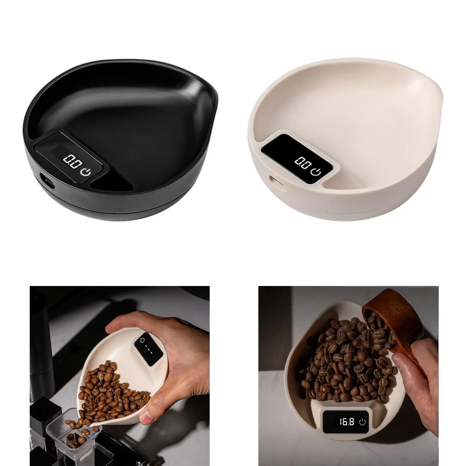 Mini Coffee Scale Professional Precision Kitchen Food Scale Weighing Scale Espresso Scale for Kitchen Baking Barista Coffee Home