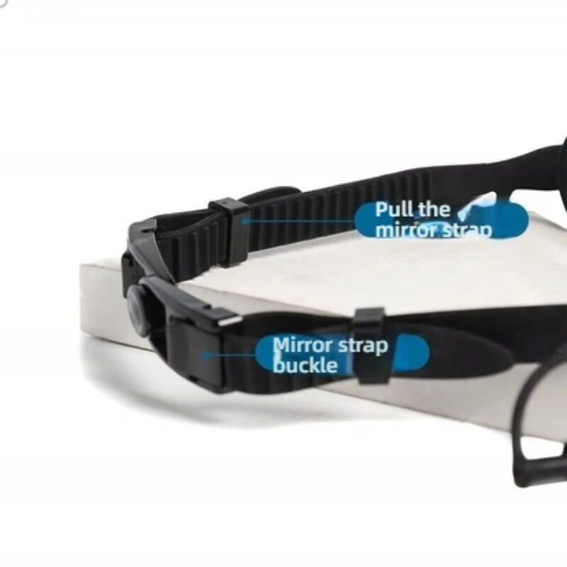2024 Schwimmbrille mit großem Rahmen für Erwachsene und Kinder, hochwertige Antibeschlag-Schwimmbrille, wasserdichte HD-Schwimmbrille, Schwimmausrüstung